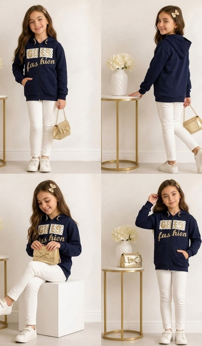 Çocuk Lacivert Sweatshirt