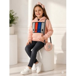 Çocuk Pudra Sweatshirt 