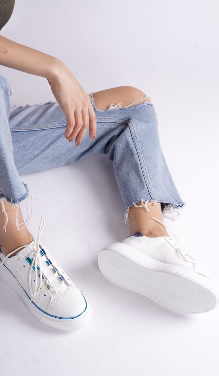 Kadın Beyaz Sneaker Spor Ayakkabı