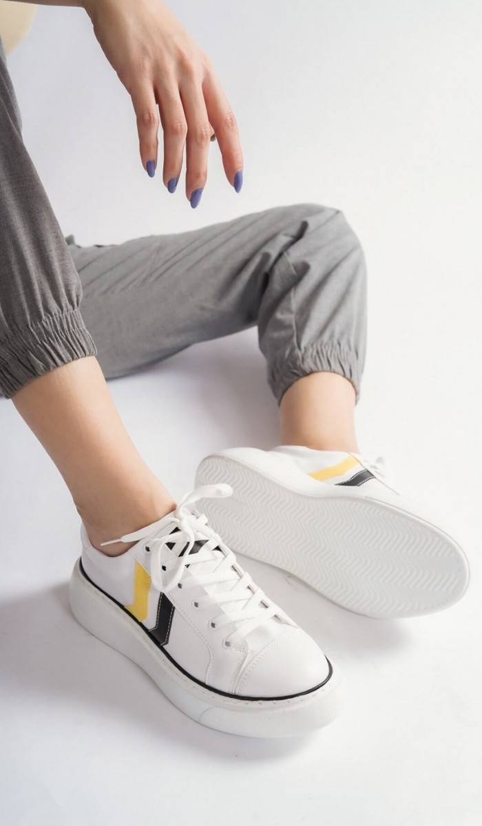 Kadın Beyaz Sneaker Spor Ayakkabı