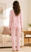 Kadın Pudra Pijama Takımı