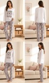 Kadın Beyaz Pijama Takımı Kadın Beyaz Pijama Takımı