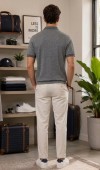 Erkek Antrasit Polo Yaka T-Shirt