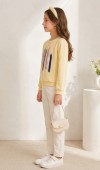 Kız Çocuk Sarı Sweatshirt Kız Çocuk Sarı Sweatshirt
