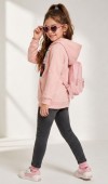Kız Çocuk Pudra Sweatshirt Kız Çocuk Pudra Sweatshirt