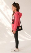 Kız Çocuk Nar Çiçeği Sweatshirt Kız Çocuk Nar Çiçeği Sweatshirt