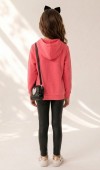 Kız Çocuk Nar Çiçeği Sweatshirt Kız Çocuk Nar Çiçeği Sweatshirt