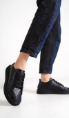 Kadın Siyah Sneaker Spor Ayakkabı Kadın Siyah Sneaker Spor Ayakkabı