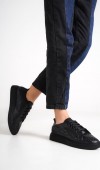 Kadın Siyah Sneaker Spor Ayakkabı Kadın Siyah Sneaker Spor Ayakkabı
