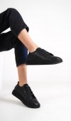 Kadın Siyah Sneaker Spor Ayakkabı Kadın Siyah Sneaker Spor Ayakkabı