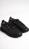 Kadın Siyah Sneaker Spor Ayakkabı Kadın Siyah Sneaker Spor Ayakkabı