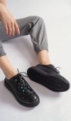 Kadın Siyah Sneaker Spor Ayakkabı Kadın Siyah Sneaker Spor Ayakkabı