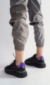 Kadın Siyah Sneaker Spor Ayakkabı Kadın Siyah Sneaker Spor Ayakkabı