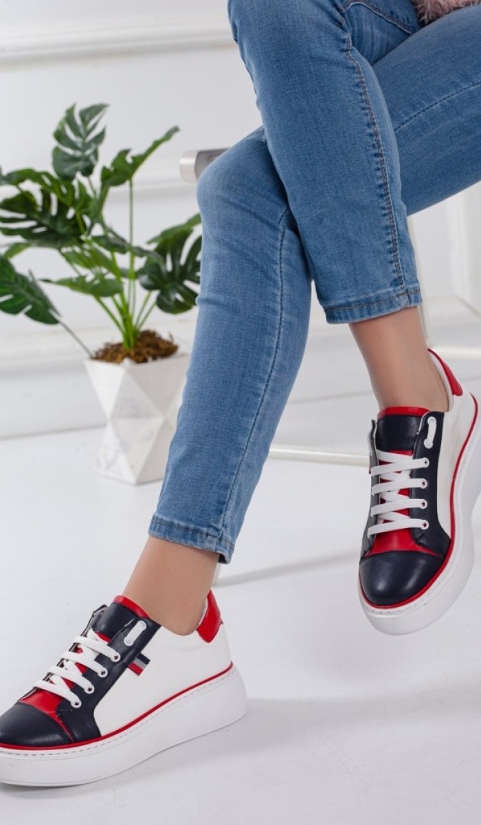 Kadın Lacivert Sneaker Spor Ayakkabı
