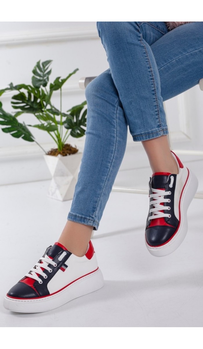 Kadın Lacivert Sneaker Spor Ayakkabı