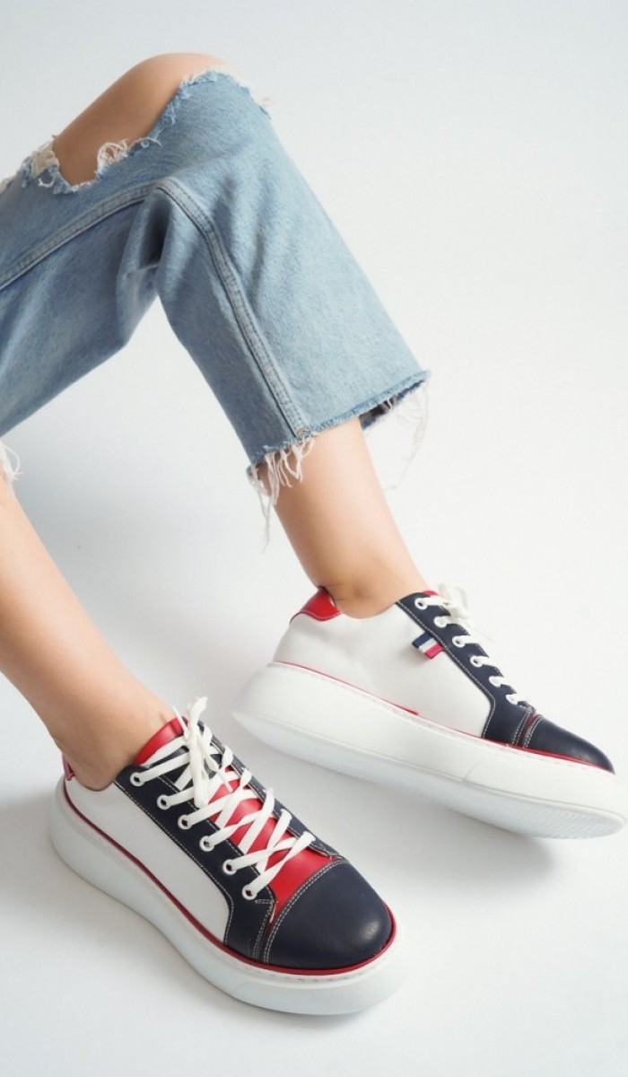 Kadın Lacivert Sneaker Spor Ayakkabı