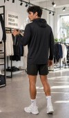 Erkek Siyah Kapşonlu Sweatshirt Erkek Siyah Kapşonlu Sweatshirt