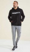 Erkek Siyah Kapşonlu Sweatshirt Erkek Siyah Kapşonlu Sweatshirt