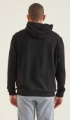 Erkek Siyah Kapşonlu Sweatshirt Erkek Siyah Kapşonlu Sweatshirt