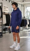 Erkek Lacivert Kapşonlu Sweatshirt Erkek Lacivert Kapşonlu Sweatshirt