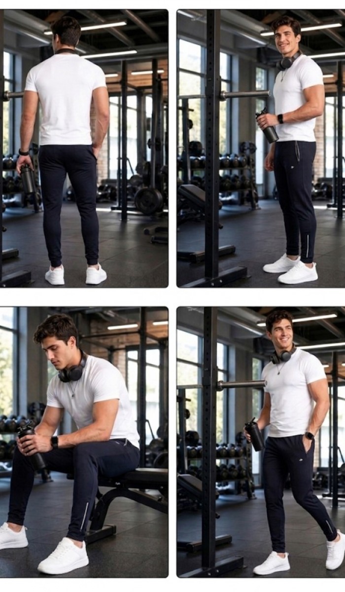 Erkek Koyu Lacivert Slimfit Eşofman Altı Erkek Koyu Lacivert Slimfit Eşofman Altı