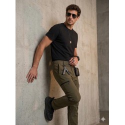 Erkek Haki Outdoor Pantolon