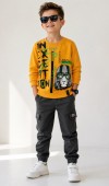 Erkek Çocuk Sarı Sweatshirt