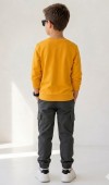 Erkek Çocuk Sarı Sweatshirt