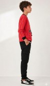 Erkek Çocuk Kırmızı Sweatshirt Erkek Çocuk Kırmızı Sweatshirt