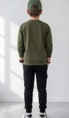 Erkek Çocuk Haki Sweatshirt