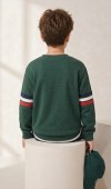 Erkek Çocuk Haki Sweatshirt
