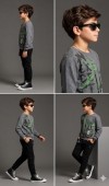 Erkek Çocuk Antrasit Sweatshirt