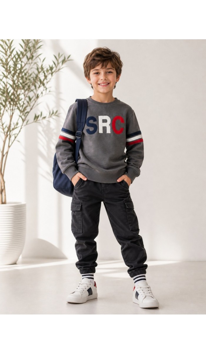 Erkek Çocuk Antrasit Sweatshirt