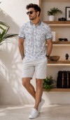 Erkek Beyaz Polo Yaka T-Shirt Erkek Beyaz Polo Yaka T-Shirt