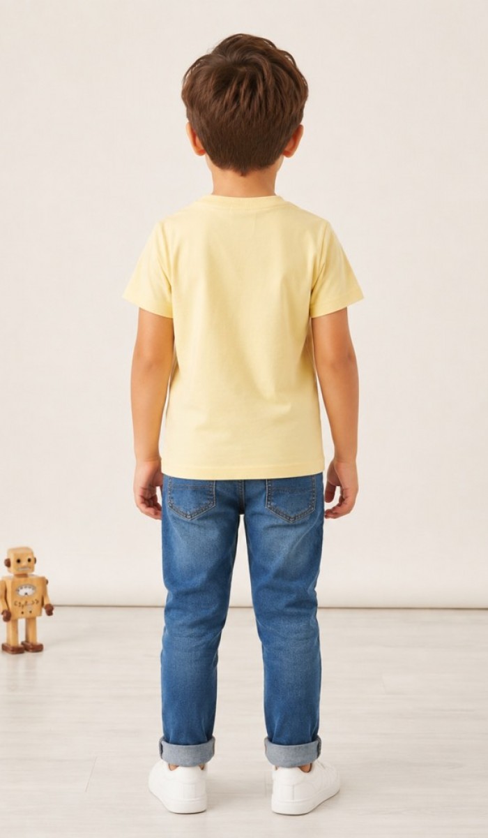 Erkek Çocuk Sarı T-Shirt
