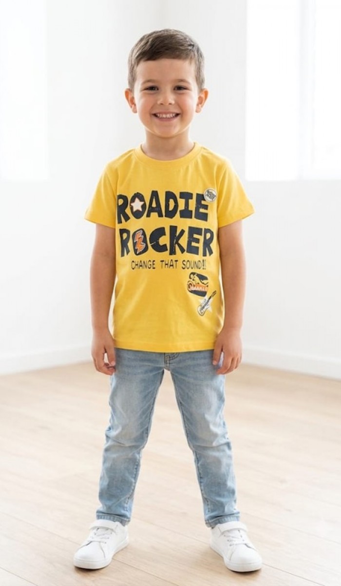 Erkek Çocuk Sarı T-Shirt