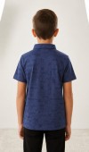 Erkek Çocuk Lacivert Polo Yaka T-Shirt Erkek Çocuk Lacivert Polo Yaka T-Shirt