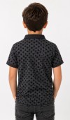 Erkek Çocuk Gri Polo Yaka T-Shirt 00705GR Erkek Çocuk Gri Polo Yaka T-Shirt 00705GR