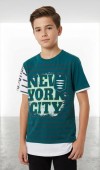 Erkek Çocuk Haki T-Shirt 00696HK Erkek Çocuk Haki T-Shirt 00696HK