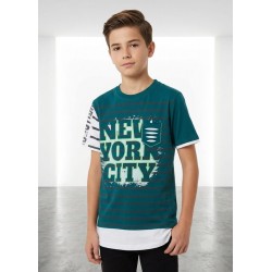 Erkek Çocuk Haki T-Shirt 00696HK