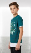 Erkek Çocuk Haki T-Shirt 00696HK Erkek Çocuk Haki T-Shirt 00696HK