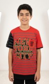 Erkek Çocuk Kırmızı T-Shirt 00694KM Erkek Çocuk Kırmızı T-Shirt 00694KM
