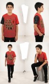 Erkek Çocuk Kırmızı T-Shirt 00694KM Erkek Çocuk Kırmızı T-Shirt 00694KM