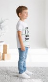 Erkek Çocuk Beyaz T-Shirt