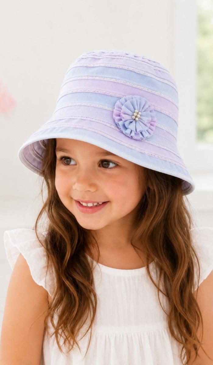 Kız Çocuk Pembe Bucket Şapka