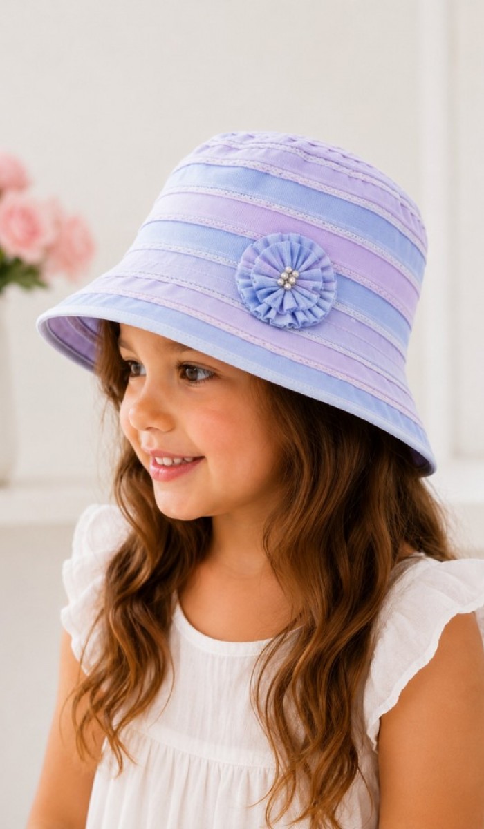 Kız Çocuk Pembe Bucket Şapka