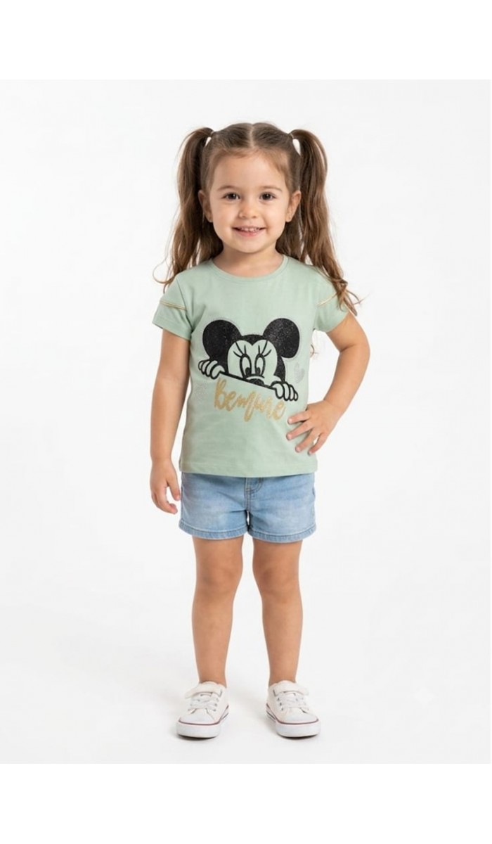 Kız Çocuk Yeşil T-Shirt Kız Çocuk Yeşil T-Shirt