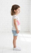 Kız Çocuk Beyaz T-Shirt Kız Çocuk Beyaz T-Shirt
