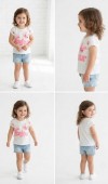 Kız Çocuk Beyaz T-Shirt Kız Çocuk Beyaz T-Shirt