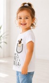 Kız Çocuk Beyaz T-Shirt